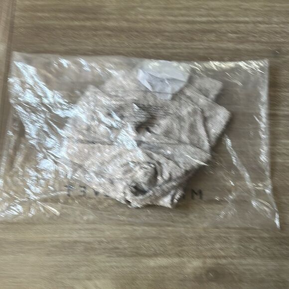 Mint Velvet Cream Sequin Polo Top size XL NWT in packaging - Picture 8 of 8